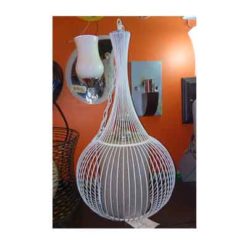White strip pendant light