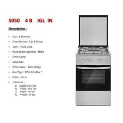 LG Maxi 5050 4B INOX IGL Gas Cooker