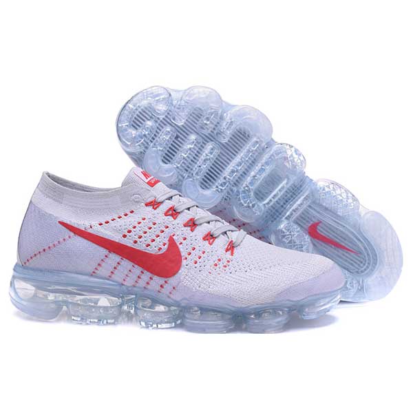 Nike Air VaporMax Flyknit white red 