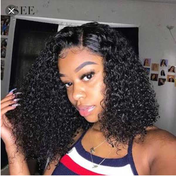 Curly human hair best sale