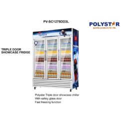 Polystar Showcase Fridge With Double Door pv-CS1275dd3l - 800L