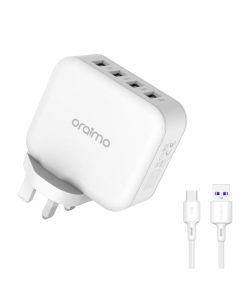 oraimo PowerCube 4 Port High Speed UK Type Charger Kit