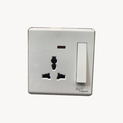 AzT Legend 13A Single Socket Switch (WHITE)