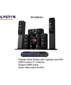 Polystar Powerful BT Home Theatre With DVD Player  Pv-3335-5.1