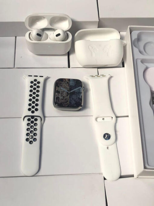 Hi watch T500 plus PRO Smart Watch Series 6 & Airpod 2 White