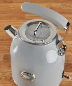Dunelm Retro 1.7L 3KW Grey Kettle