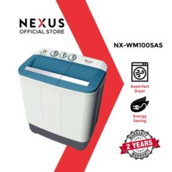Nexus 10KG Twin Tub Semi Automatic Washing Machine