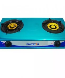 Polystar 2 Burner Table Gas Cooker With Stainless Steel Top PV-GS2100