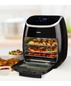 Alternative view of Tower 5- in -1 Manual Air Fryer Oven With Rotisserie 2000w 11L
