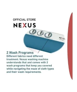 Nexus Nx-wm-75sa Twin Tub Washing Machine - 7.5kg