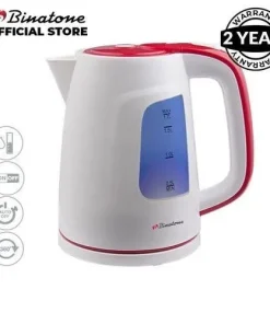 Binatone Auto Stop Electric Kettle 1.7L-CEJ-1750 (RED)