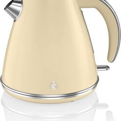 Swan Retro 1.5 Litre Jug Kettle, Cream - SK19020CN