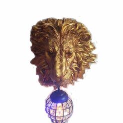 Wall light fittings (lion head)