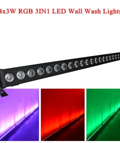 24x3w RGBW 4in1 Battery Powered LED wall washer light Led wash bar