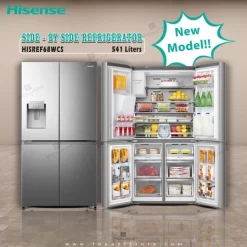 Hisense 4 door refrigerator 68WCS 541L