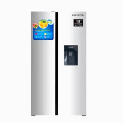 Polystar 436ltrs Side By Side Inverter Refrigerator With Water Dispenser | PV-SBS665WL-INV