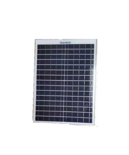 Duravolt 20watts 12v/15v Poly Solar Panel For Rechargeable Fans