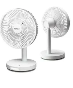 QASA 7" Rechargeable Table Fan - 12w - QRF-2827
