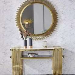 Modern Console Table with Mirror