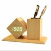 Led Bamboo Clock
