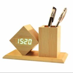 Led Bamboo Clock