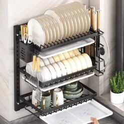 3 tier plate rack [wall mounted]