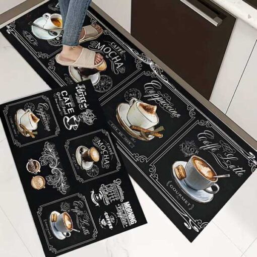 Kitchen mat [black design]